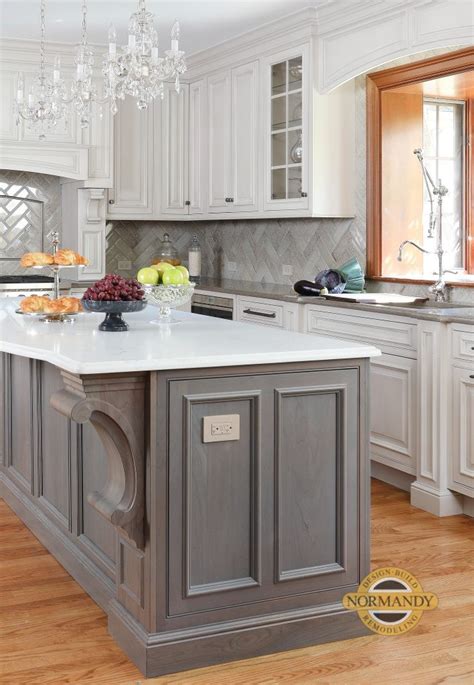 kitchen island with electrical outlet